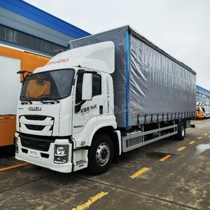 Camion de transport à rideaux latéraux en PVC, camion de fret 1suzu Giga 4X2, vente chaude - Product Image 3