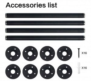 WEKIS Custom Vintage Industrial Black Iron Pipe <b>Table</b> <b>Legs</b> Outdoor Living Room Best Quality Metal Furniture Decorations - Product Image 3