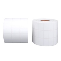 Rollo de papel adhesivo personalizado, etiquetas de código de barras para impresora, Térmica Directa, 4x6, 100x150