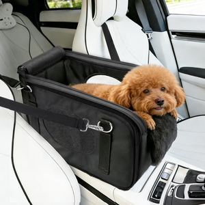 Siège auto pour chiot, imperméable, lavable, protection de sécurité pour animaux de compagnie, siège surélevé pour chien, produit en stock à prix réduit - Product Image 1