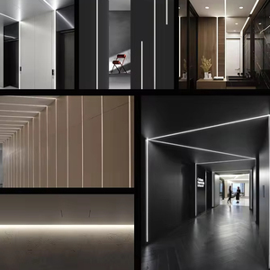 EU kho Chất lượng cao trong nhà LED tuyến tính ánh sáng Nhôm Nhà ở với PC kích thước tùy chỉnh LED Nhôm hồ sơ - Product Image 5