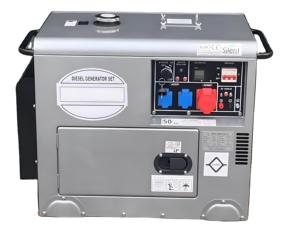 8KVA 220V 사일런트 타입 단상 디젤 발전기 세트 가정용 전원 8KW-10KW 인버터 휴대용 디젤 발전기 110V/240V 정격