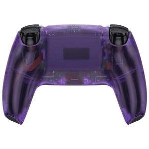 EXtremeRate Clear Purple DIY Replacement Back Case Housing Shell for PS5 <b>Controller</b> - Product Image 2