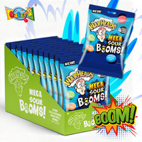 Bonbons à mâcher méga-géants de type Warheads, version acidulée, 71g, enrobés, couleurs naturelles, saveurs fruitées mélangées, vente en gros directe usine Chine