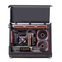 Gamer-X - Caja de Ordenador Micro ATX Blanca de Acero de Torre Completa con Iluminación RGB y Ventana Lateral, Gabinete para PC Gamer en Stock