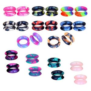 Soft Silicone <b>Ear</b> <b>Plugs</b> Pearl Mixed Color Tunnel <b>Plug</b> Earrings Silicone <b>Mold</b> <b>Ear</b> <b>Plugs</b> Gauge Piercing - Product Image 6