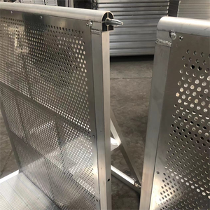 알루미늄 군중 제어 배리어 콘서트 안전 배리어 복도 옥외 이벤트에 강한 의무 - Product Image 4