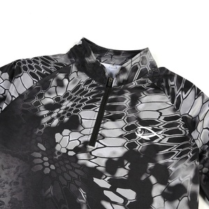 Camisas de Pesca para Hombre con Media Cremallera, Protección Solar UPF 50+, Transpirables, Anti-UV, Manga Larga, Secado Rápido - Product Image 6