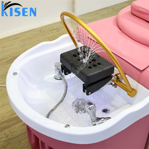 KISEN Luxury Salon <b>Head</b> Spa Bed Full Body <b>Massage</b> Hair Washing Water Cycle Beauty Physical Therapy <b>Massage</b> Table Shampoo Bed - Product Image 6
