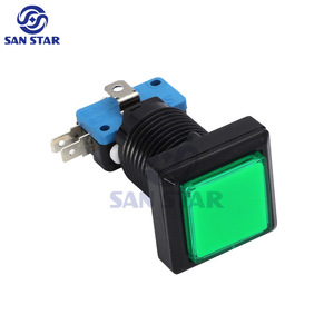 VUÔNG 32x32 <span class=keywords><strong>Arcade</strong></span> trò chơi máy nút nhấn nút trò chơi cho máy giải trí Vuông Nút nhấn chuyển đổi <span class=keywords><strong>Arcade</strong></span> - Product Image 5