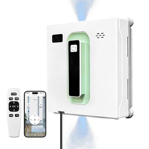 Robot Limpiacristales Automático con Función de Pulverización de Agua Atomizada, Control Remoto, Diseño Recargable para Hogar, Oficina, Vidrios B2B - Product Image 1
