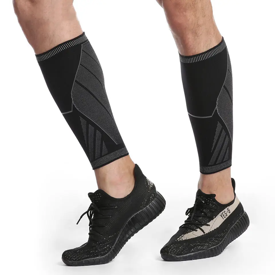 Aolikes Comfortable Sports Leg and Calf Support Calf Compression Sleeves for Shin Splints and Varicose Veins