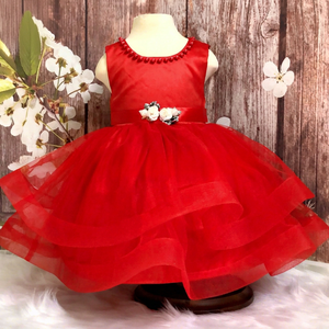 Robe de soirée de princesse en maille dure pour les filles étant au centre de la fête - Product Image 1