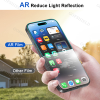 Film PET anti-reflet AR en rouleau, haute transparence, film protecteur anti-éblouissement, largeur et longueur personnalisées, vente en gros, directement de l'usine