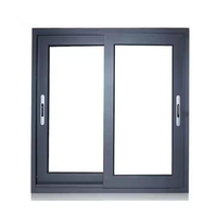 Fenêtre coulissante en aluminium à double vitrage, économie d'énergie, anti-bruit, pour la décoration extérieure de la maison, projet de construction d'appartements