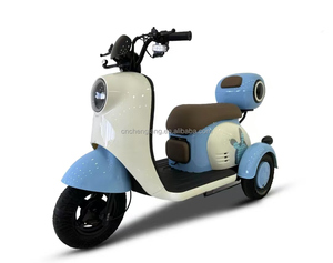 สกู๊ตเตอร์จักรยานสามล้อไฟฟ้าแบบพับได้สำหรับผู้ใหญ่เด็กยูเครน48V <span class=keywords><strong>3</strong></span>-Seater - Product Image 4