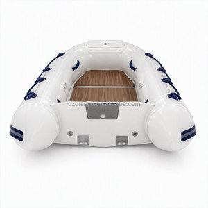 Bote Inflable Personalizado con Logotipo, <span class=keywords><strong>Balsa</strong></span> de PVC Resistente con Espejo de Proa de Acero Inoxidable y Piso Metálico para Pesca, Rescate, Lago, Río, OEM - Product Image 3