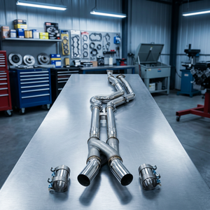 Tuyau intermédiaire <span class=keywords><strong>Hetu</strong></span> à longueur égale de 70 mm, tuyau en Z pour BMW G80 M3 G82 M4 G87 M2 3.0T S58, système d'échappement en acier inoxydable de haute qualité - Product Image 1