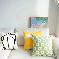 Desert Oasis Cloud Teddy Velvet Embroidered Pillow Series Golf Club Bantal Sofa Dekoratif Nordic