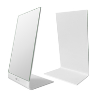 Miroir personnalisé en acrylique avec logo, beau design contracté, miroir de maquillage en acrylique, décor de bureau, vanité irrégulière