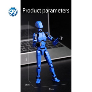 Figura de accion bán buôn Khớp nối đa Doanh di chuyển búp bê Dummy may mắn 13 3D in Robot đồ chơi T13 Hành động Hình - Product Image 6