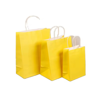 Bolsas de Papel Kraft Grandes de Lujo con Asas, Impresas Personalizadas para Alimentos, Regalos, Joyería y Compras - Product Image 3