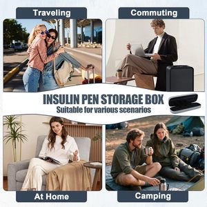 Estuche portátil vacío y reutilizable de PU para cartuchos de inyección V1/V2/V3 de 3 ml, compatible con logotipo OEM/ODM, para uso doméstico - Product Image 5