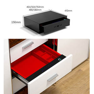 Scatola sicura all'ingrosso Nisko con <span class=keywords><strong>serratura</strong></span> per impronte digitali accessori per armadio Organizer scatola di sicurezza di alta qualità - Product Image 4