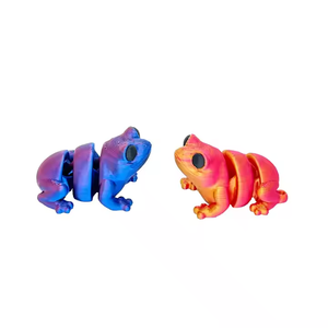 Wholesale Desktop <strong>Desk</strong> Ornaments 3D Printing Models Movable Cute Frog <strong>Toys</strong> Gifts - Product Image 6