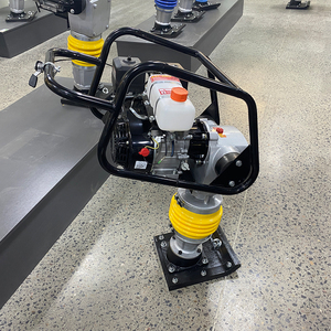 Haute qualité 4.0kw/5.5hp compacteur de sol vibrant Machine Construction de bâtiments pilon de terre avec moteur de base pour le sol de bourrage - Product Image 2