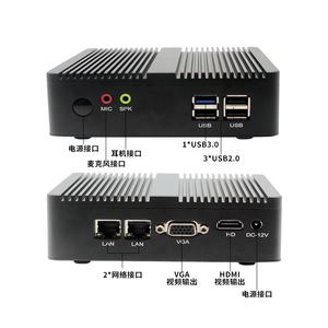 Dual Lan Dual COM Cele-ron J1900 4 ГБ 64 ГБ безвентиляторный промышленный Настольный ПК <span class=keywords><strong>DDR3</strong></span> двухъядерный Wins7/ XP Linux Pfs Fireewall сервер - Product Image 6