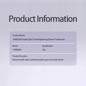 Sản phẩm mới tùy chỉnh 55g Làm Trắng Kem Đánh Răng lỏng Fluoride miễn phí nho hương vị trái cây kem đánh răng màu tím OEM - Product Image 6