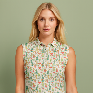 Camiseta de polo de Golf Dry Fit para mujer con logotipo personalizado, ropa deportiva corta transpirable de alta calidad 95% poliéster 5% Spandex para entrenamiento - Product Image 1