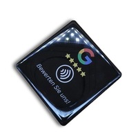 Mini-étiquettes RFID intelligentes NFC en époxy, autocollants de table, puce NTAG213, carte de membre personnalisable, carte de visite, utilisation pour les paiements dans les restaurants