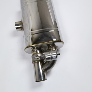 Ingle-silenciador de escape con doble salida, válvula de escape con resonador - Product Image 4