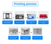 Machine d'impression Vesub Tshirt Impression multicolore Imprimante DTF Imprimante de film PET à plat A3