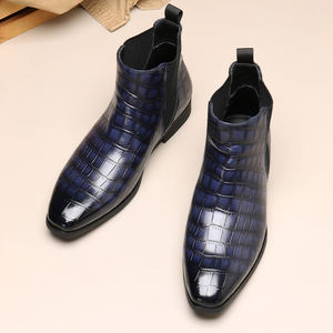 Botas Chelsea Clásicas de Lujo para Hombre, Hechas a Mano, Color Marrón, Parte Superior de PU, Impermeables, Antideslizantes, de Alta Calidad - Product Image 5