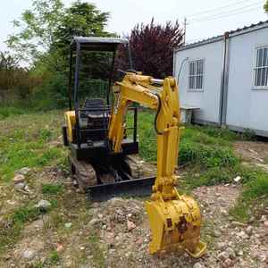 Excavatrice sur chenilles Komatsu PC18 d'occasion, mini-pelle hydraulique de 1,8 tonne, modèle 2022, bon état, machine disponible pour inspection vidéo - Product Image 3