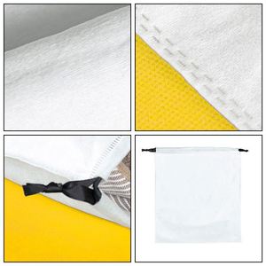 Nouveauté 2025 : Sac fourre-tout portable en fibre de bambou avec cordon de serrage pour cadeaux et affaires - Product Image 3