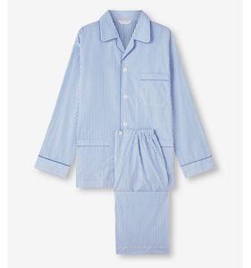 <span class=keywords><strong>Pigiama</strong></span> da <span class=keywords><strong>uomo</strong></span> comodo in tessuto traspirante tinto <span class=keywords><strong>a</strong></span> tutta lunghezza aperto con motivo <span class=keywords><strong>a</strong></span> <span class=keywords><strong>righe</strong></span> per la primavera autunno inverno - Product Image 1