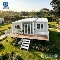 Conteneur habitable extensible de 20 ou 40 pieds, au design minimaliste, avec 3 chambres, pour appartements résidentiels et hôtels
