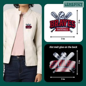 Parche de béisbol termoadhesivo o para coser en gorras, ropa y bordados - Product Image 5