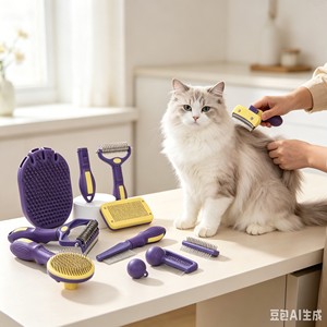 Cepillo y Peine Metálico para Mascotas - Desenreda y Elimina el Pelo Suelto y Fino para Gatos y Perros - Product Image 3