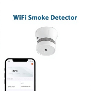 <span class=keywords><strong>Détecteur</strong></span> <span class=keywords><strong>de</strong></span> <span class=keywords><strong>fumée</strong></span> intelligent <span class=keywords><strong>Zigbee</strong></span> pour maison connectée, capteur d'incendie sans fil avec contrôle par application - Product Image 2