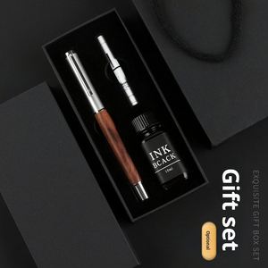Stylos en bambou uniques X930, stylos à plume en bois pour la calligraphie avec logo personnalisé pour cadeau de Noël - Product Image 2