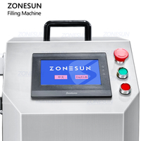 ZONESUN ZS-GPSV1 semi-automatique servo pompe à engrenages détergent quantitatif huile shampooing grand débit liquide pâte Machine de remplissage