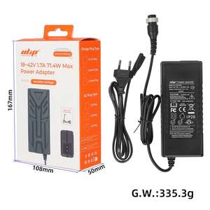 Chargeur de batterie lithium pour trottinette électrique Ulip 18V à 42V 1.7A DC2.1, prise EU, certifié CE FCC - Product Image 6