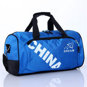 Custom Sport Gym Duffel <b>Bag</b> Fashion Custom Logo <b>Waterproof</b> Foldable Oxford Material Travel Usage for Women Men Pink D Color - Product Image 5