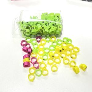 Fabriek Directe Verkoop Nieuwe Stijl Open Clip Plastic Vogelbeenbanden Duif Voetring - Product Image 1