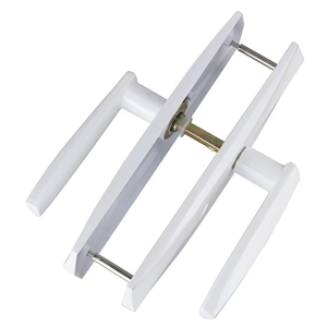 2025 Pháp Sang Trọng Gốm Trắng Thẳng Đòn Bẩy Nội Thất Ổ Khóa Cửa Thiết Kế Hiện Đại Kẽm Cửa Xử Lý Chính An Ninh Cho Nhà - Product Image 2